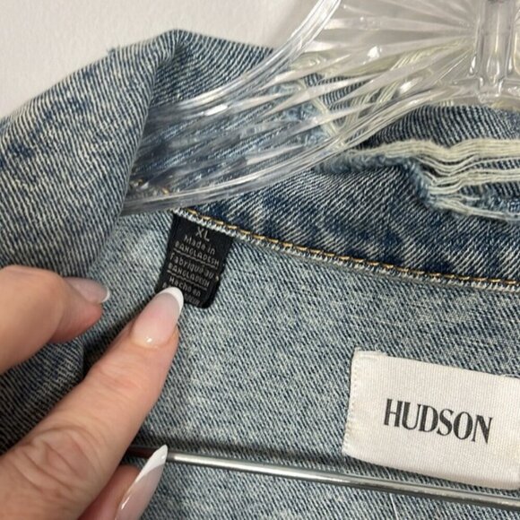 Hudson Jasper Mens Jean Jacket Size XL - Picture 3 of 7